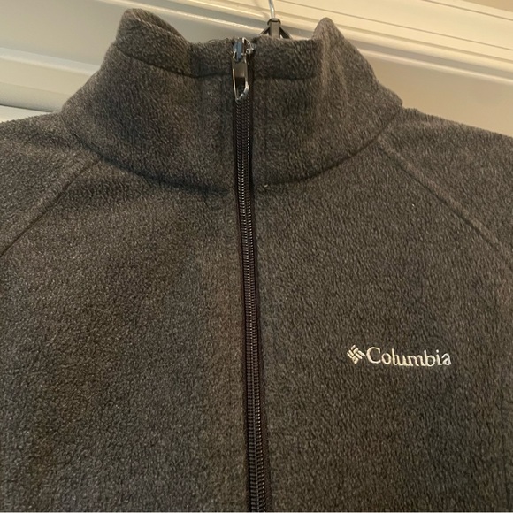 Columbia faux shearling zip up sweater jacket size Medium - Picture 6 of 9
